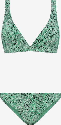 Shiwi Triangel Bikini 'Amy' in Groen: voorkant