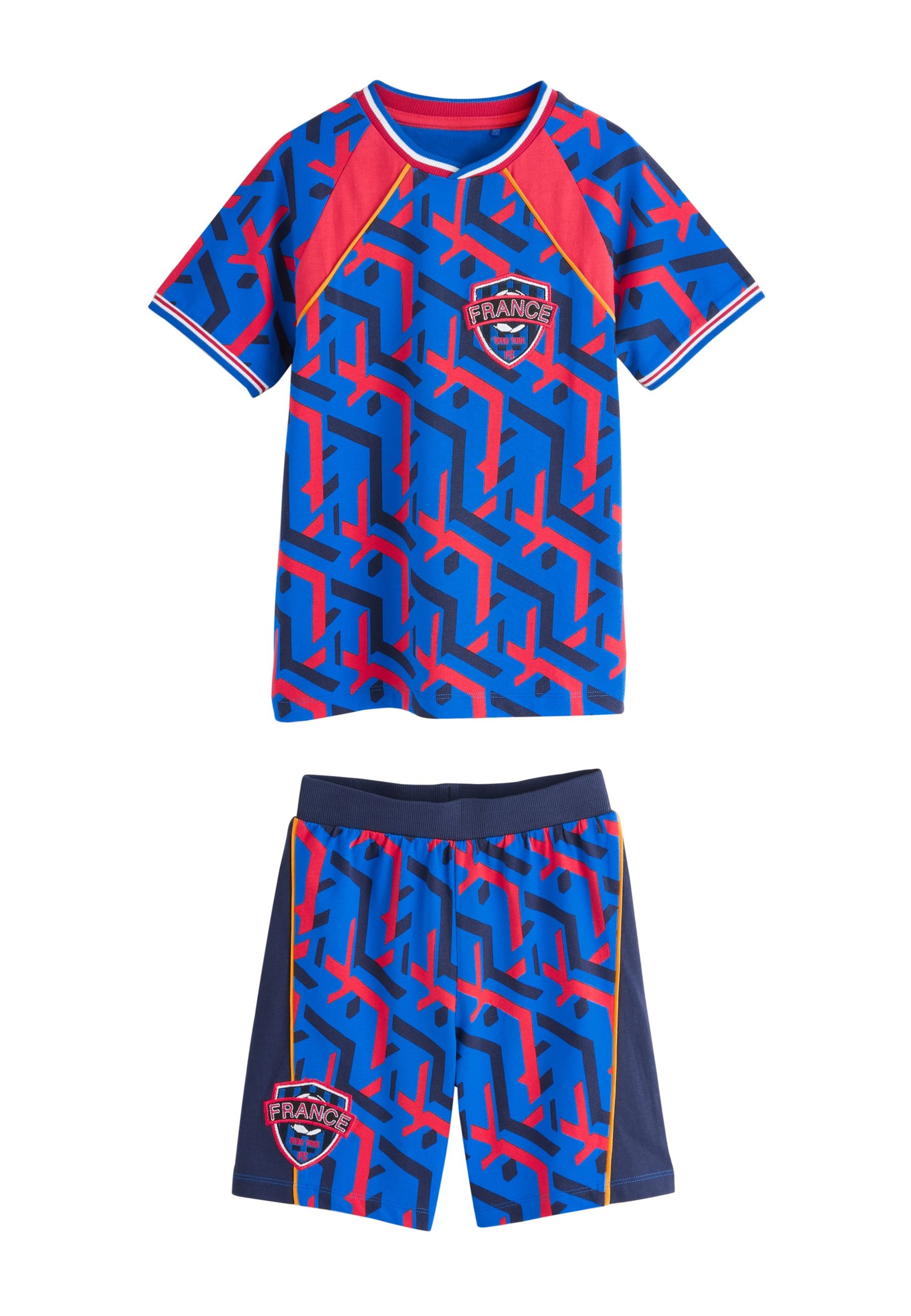 Pyjama 'Football' Next en bleu : devant