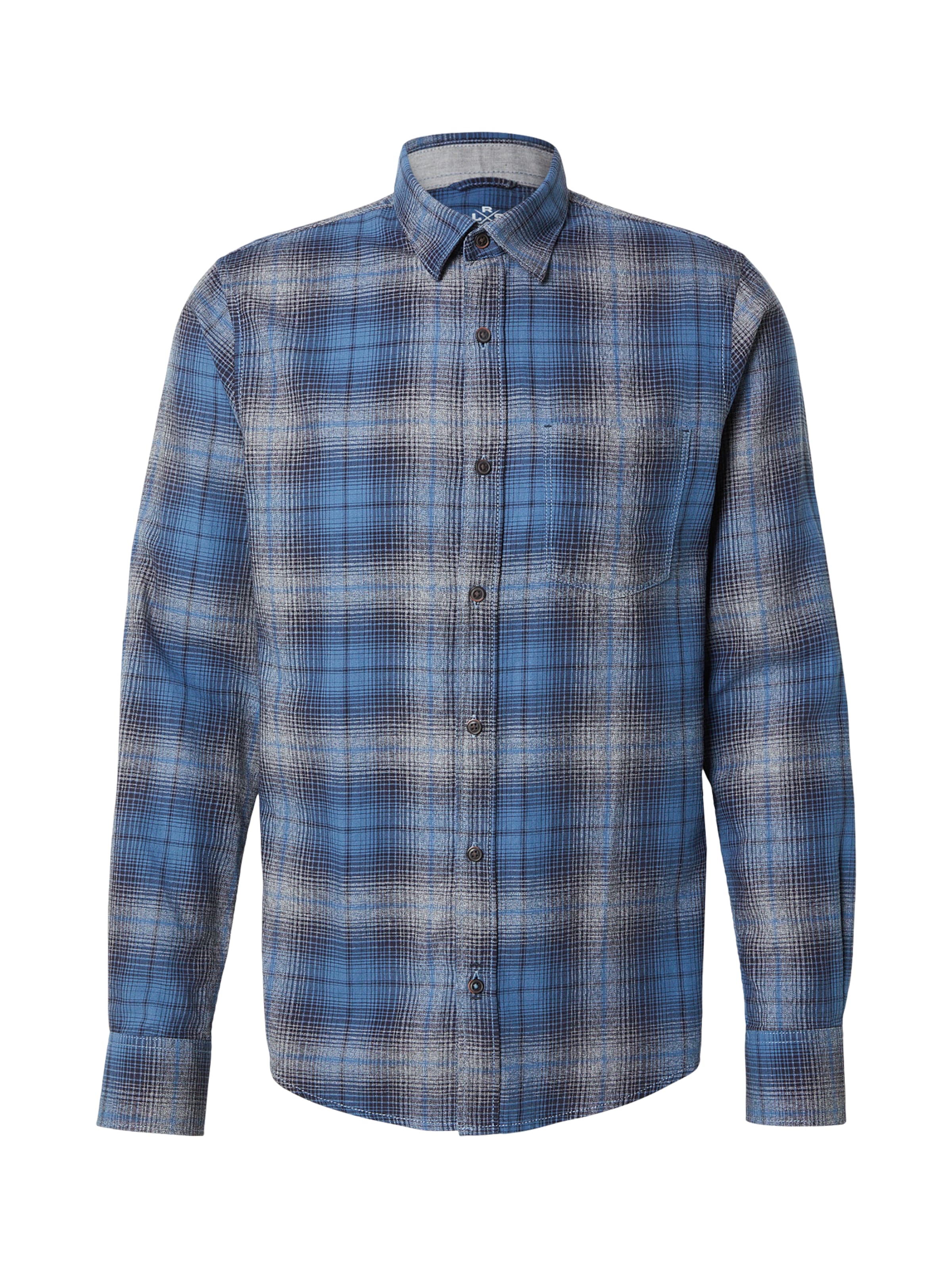 LERROS Button Up Shirt in Blue: front