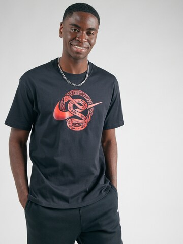 Nike Sportswear T-Shirt 'M90' in Schwarz: Vorderseite