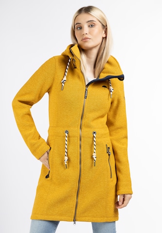 Schmuddelwedda Fleecejacke in Gelb: Vorderseite