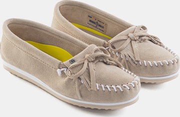 Mocassin 'Kilty plus' Minnetonka en beige