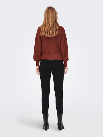 JDY Sweater 'Megan' in Brown