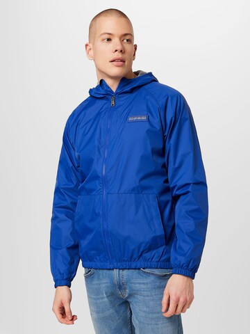 NAPAPIJRI Between-Season Jacket in Blue: front