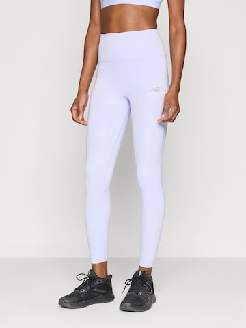 new balance - Skinny Calças de desporto em azul: frente