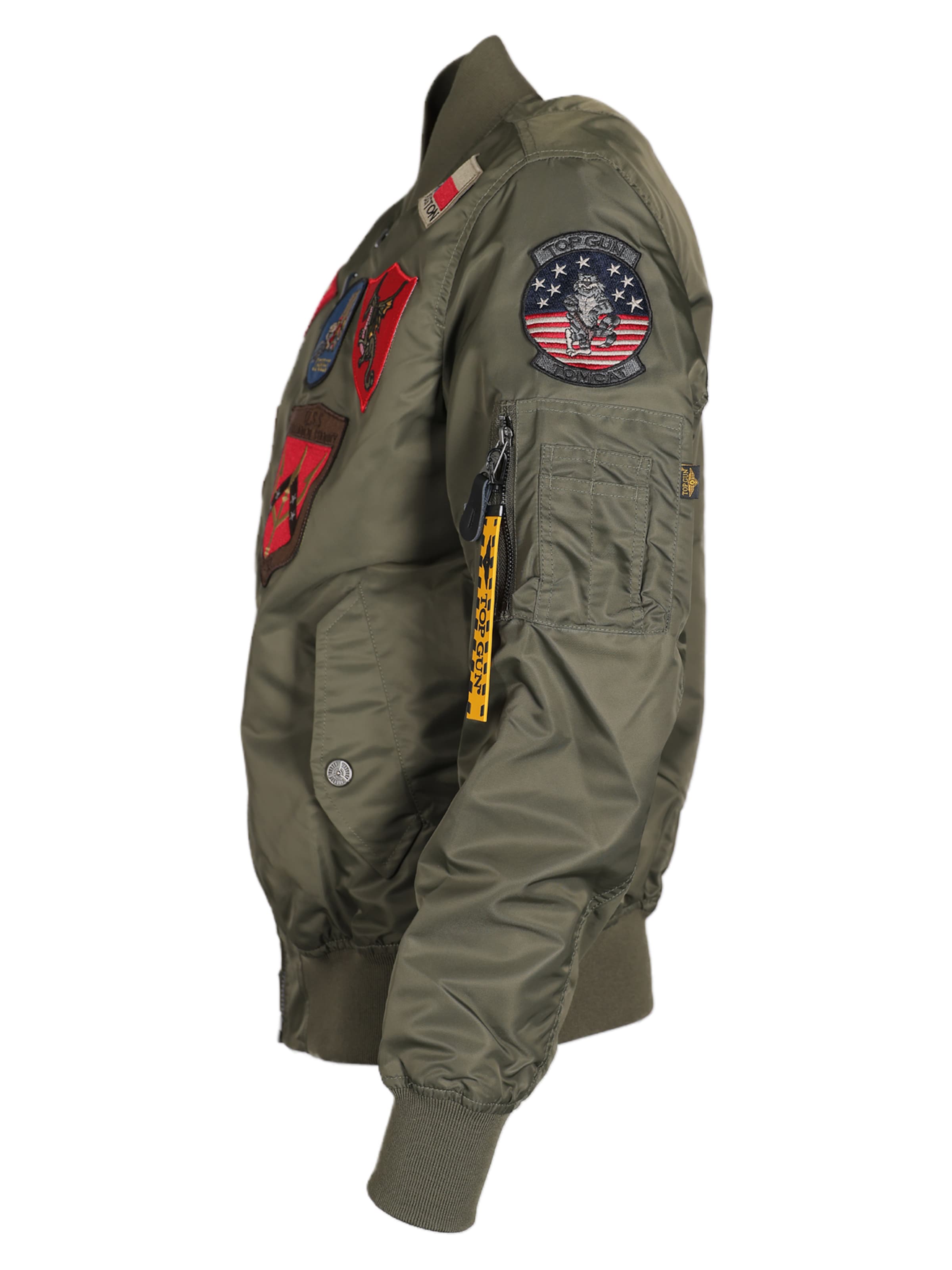TOP GUN Bomberjacke ' TG2024001 ' in Grün