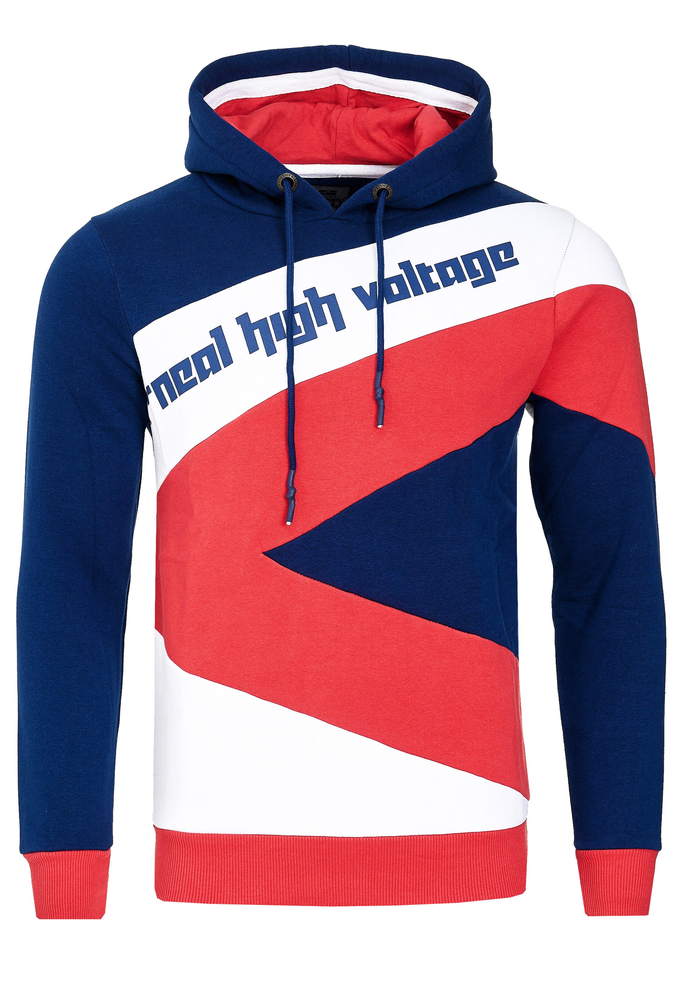 Rusty Neal Pullover in Blau: Vorderseite