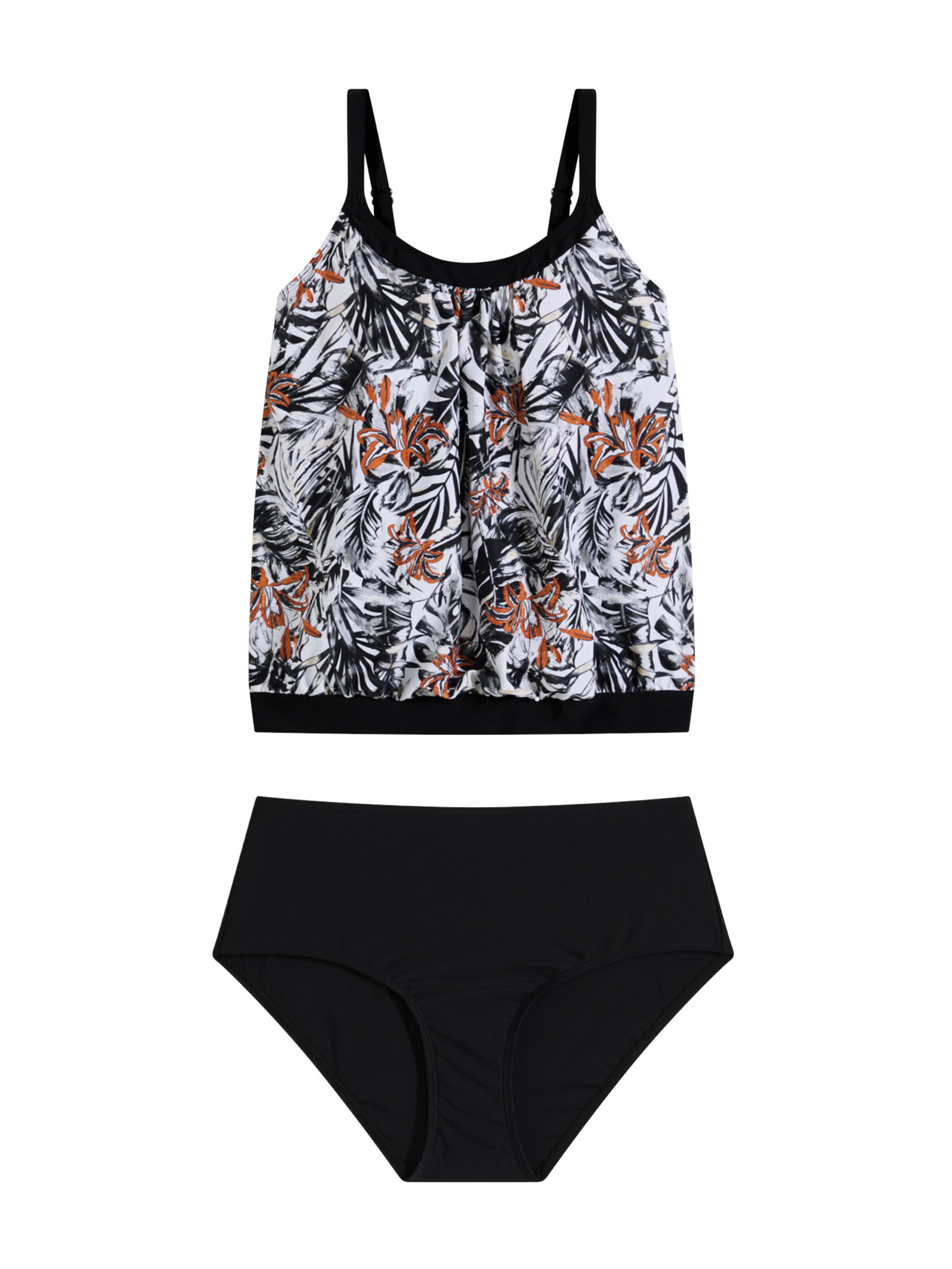 bonprix Tankini in Zwart: voorkant