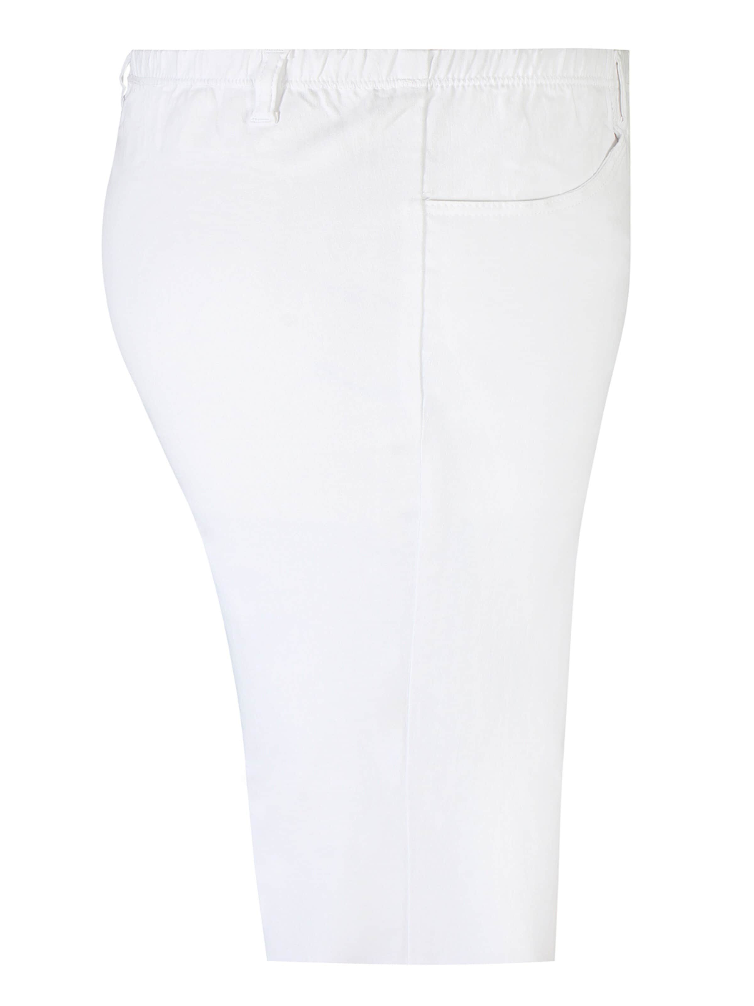 Zhenzi Slim fit Pants 'Twist 209' in White