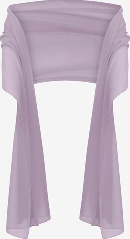 APART Scarf in Purple: front
