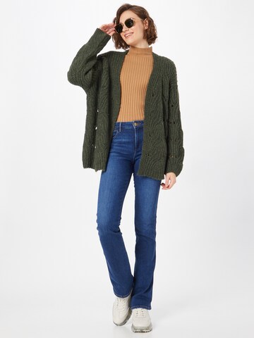 ABOUT YOU Knit Cardigan 'Fiona' in Green