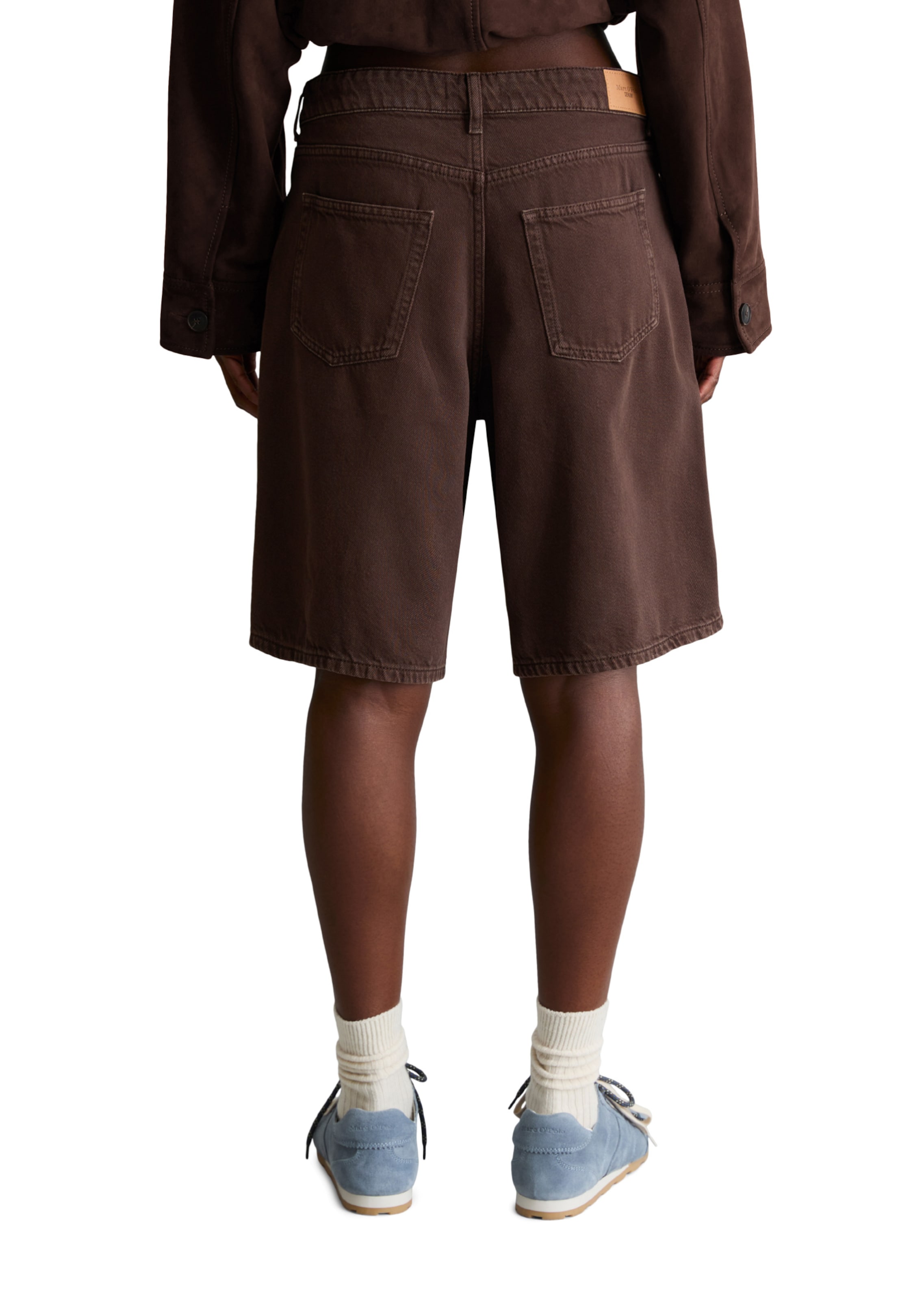 Marc O'Polo DENIM Flared Trousers in Brown