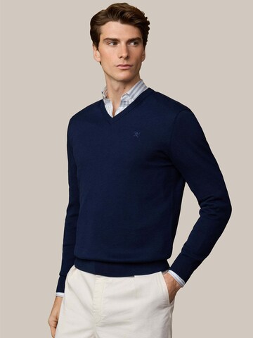 Hackett London Trui 'ESS' in Blauw