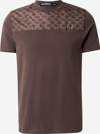 Marškinėliai iš Karl Lagerfeld, spalva – ruda / tamsiai ruda, Prekių apžvalga