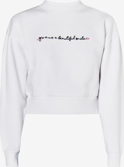 MYMO Μπλούζα φούτερ 'Keepsudry' σε ρόδινο / μαύρο / λευκό, Άποψη προϊό�ντος
