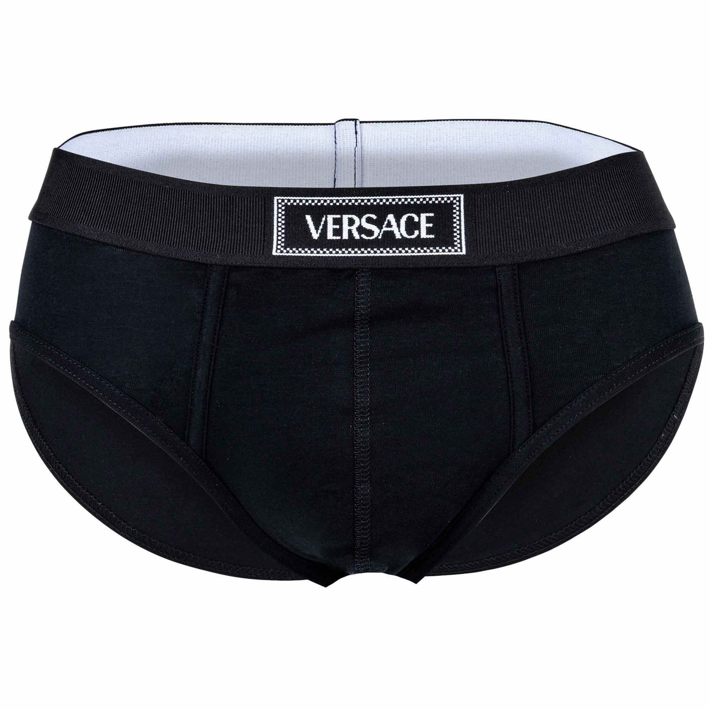 VERSACE Slip - fekete: elől