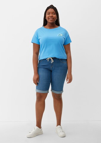 TRIANGLE T-Shirt in Blau