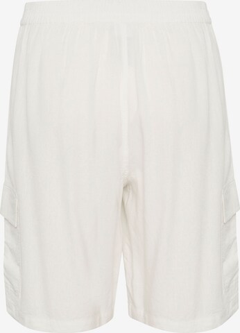 Regular Pantalon cargo 'Milia' Kaffe en blanc