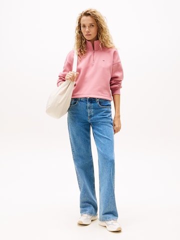 rožinė Tommy Jeans Megztinis be užsegimo