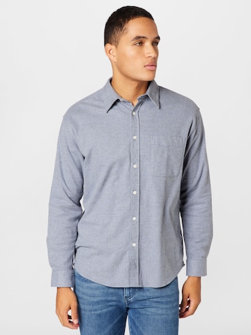 NN07 Regular fit Button Up Shirt 'Deon' in Blue: front