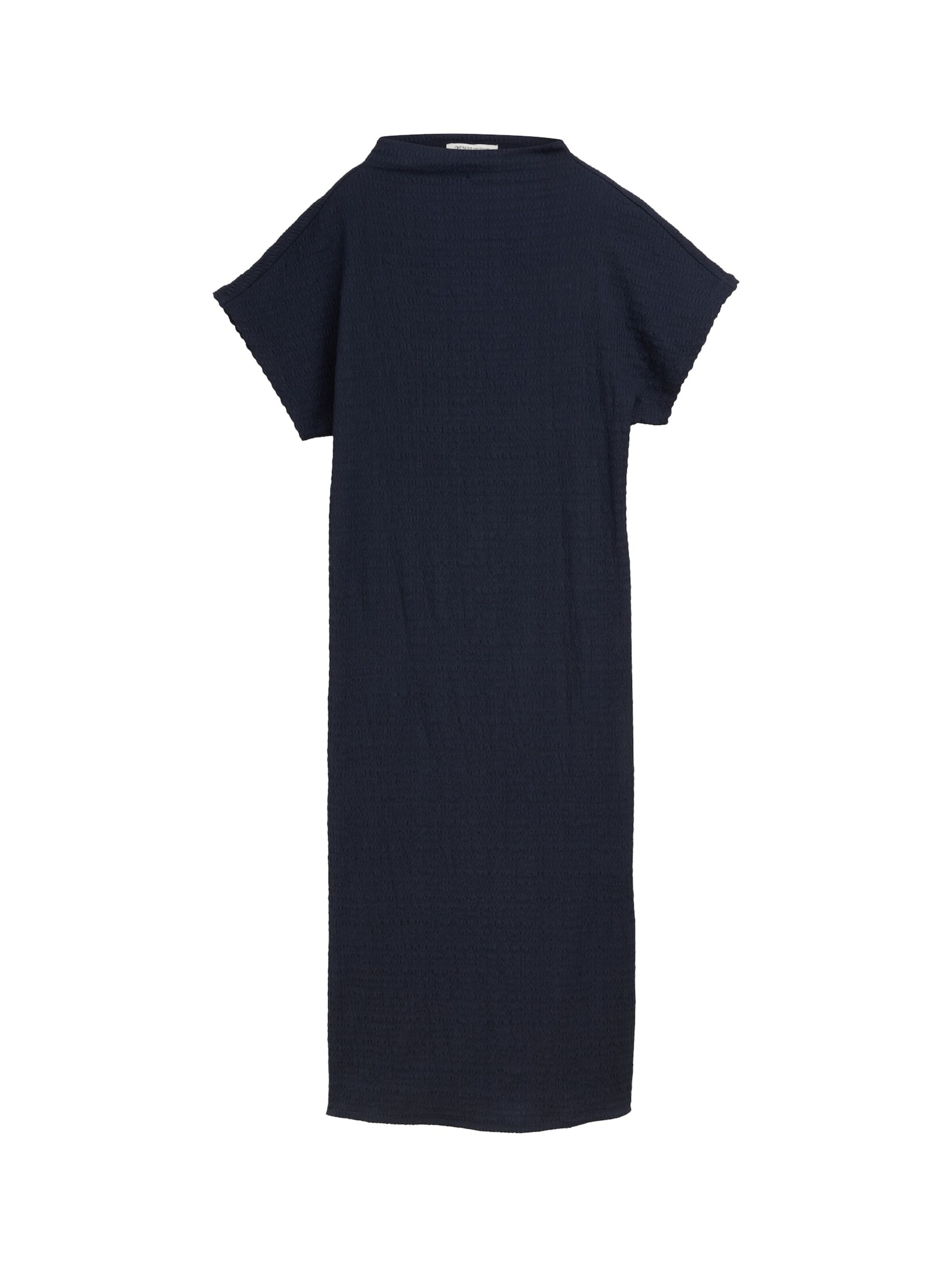 TOM TAILOR DENIM Jurk in Blauw: voorkant