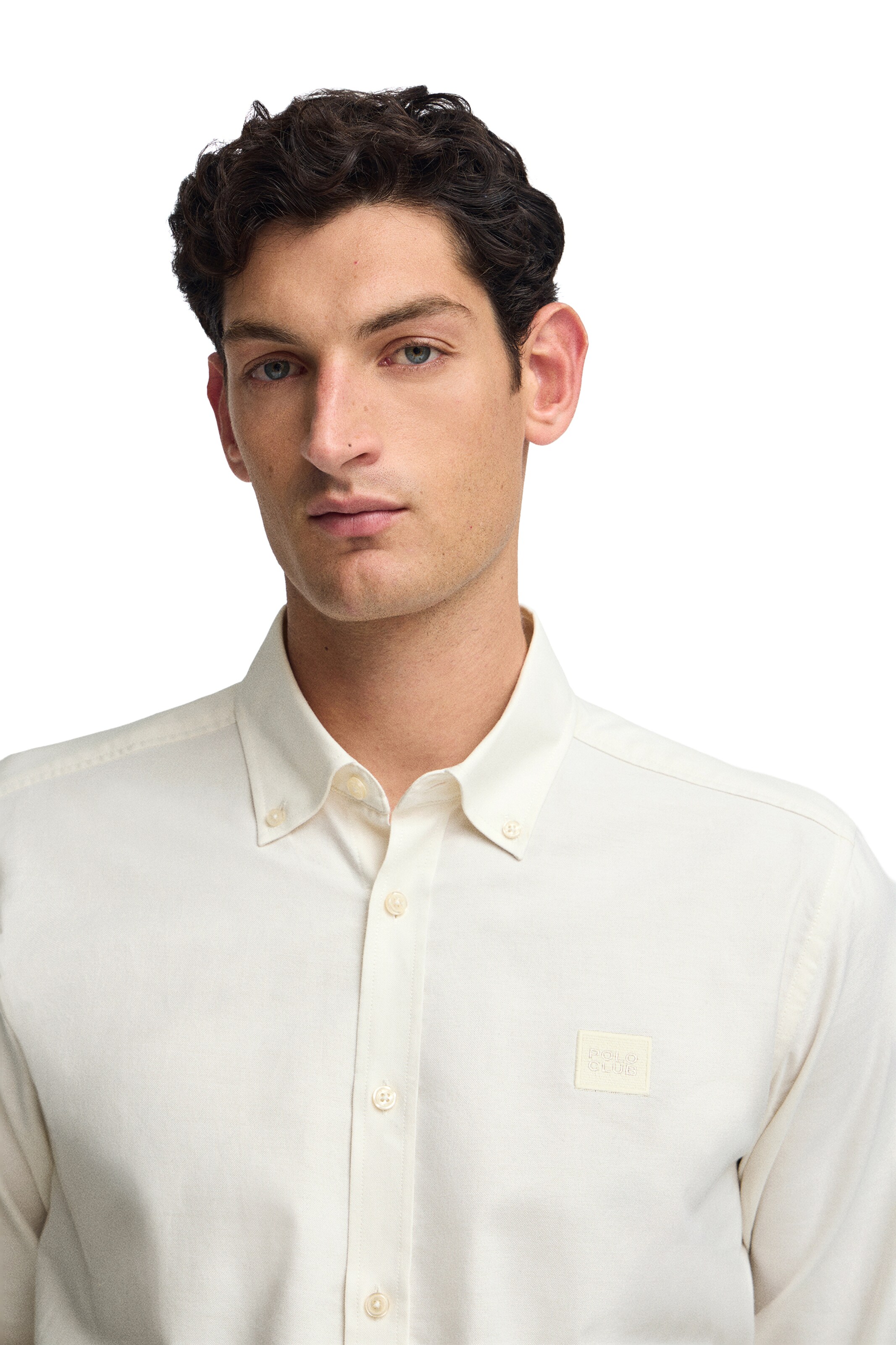 Polo Club Regular fit Button Up Shirt in Beige