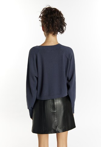 myMo ROCKS Pullover 'Blonda' in Blau