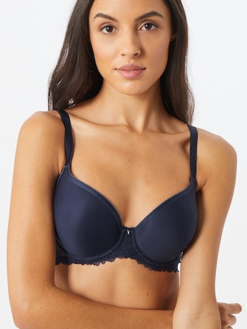 Mey Regular Bra 'Spacer' in Blue: front