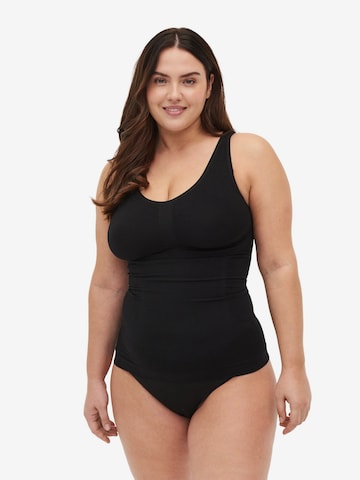 Zizzi - Top modelador em preto: frente