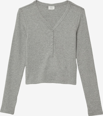 s.Oliver Shirt in Grey: front