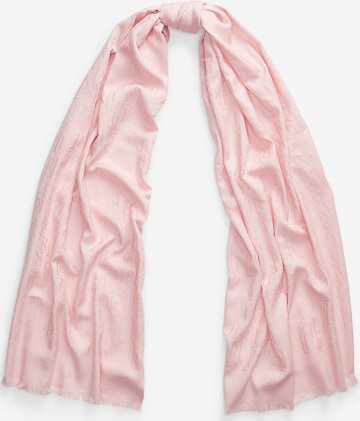 Lauren Ralph Lauren Szalik w kolorze różowy: przód