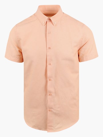 Suitable Regular fit Button Up Shirt in Orange: front