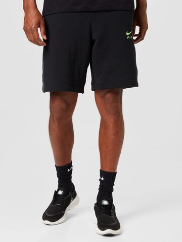 Nike Sportswear Regular Pants in Black: front