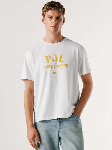 T-Shirt 'Gunner' Pepe Jeans en blanc : devant