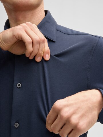STRELLSON Regular fit Zakelijk overhemd 'Spike' in Blauw