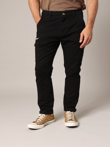 Regular Pantalon cargo 'DANASON' Deeluxe en noir : devant
