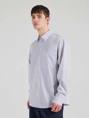 ANNARR Comfort fit Button Up Shirt 'ANRVOLUND' in Blue: front