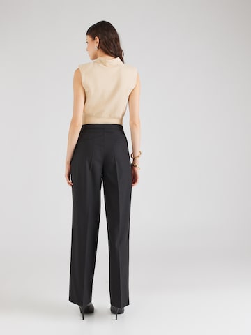 Regular Pantalon à pince 'Helepher-2' HUGO en noir