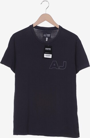 Armani Jeans Shirt in XXXL in Blue: front