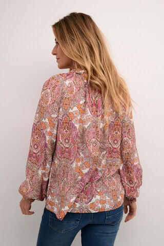 Cream Blouse 'Astra' in Roze