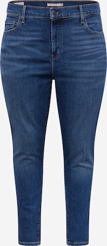 Skinny Jeans '721 PL Hi Rise Skinny' di Levi's® Plus in blu: frontale