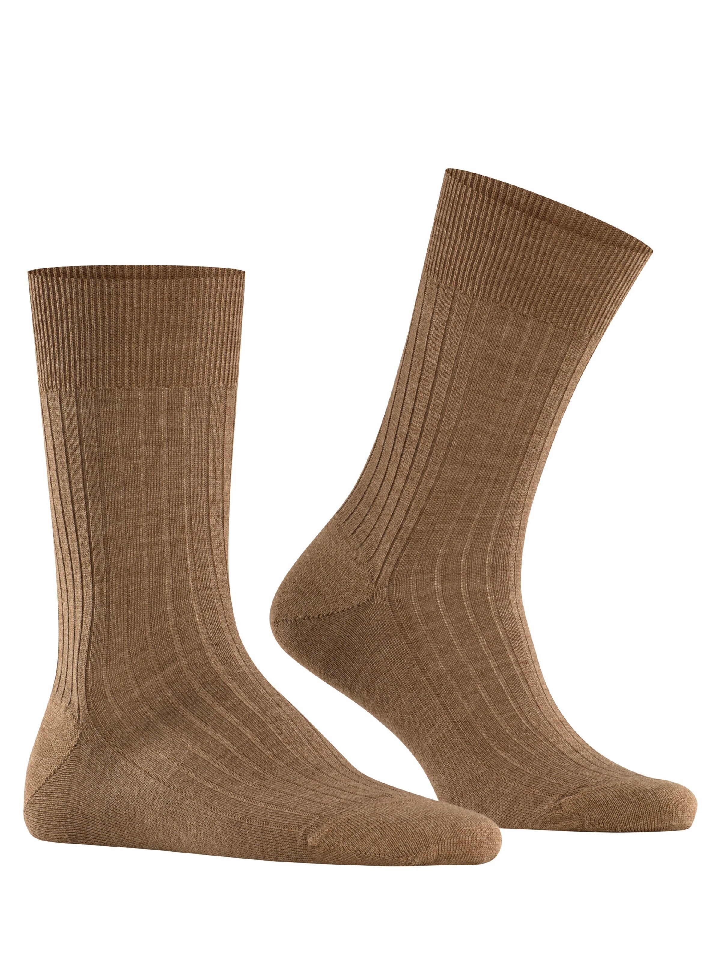 FALKE Socks 'Bristol Pure' in Brown