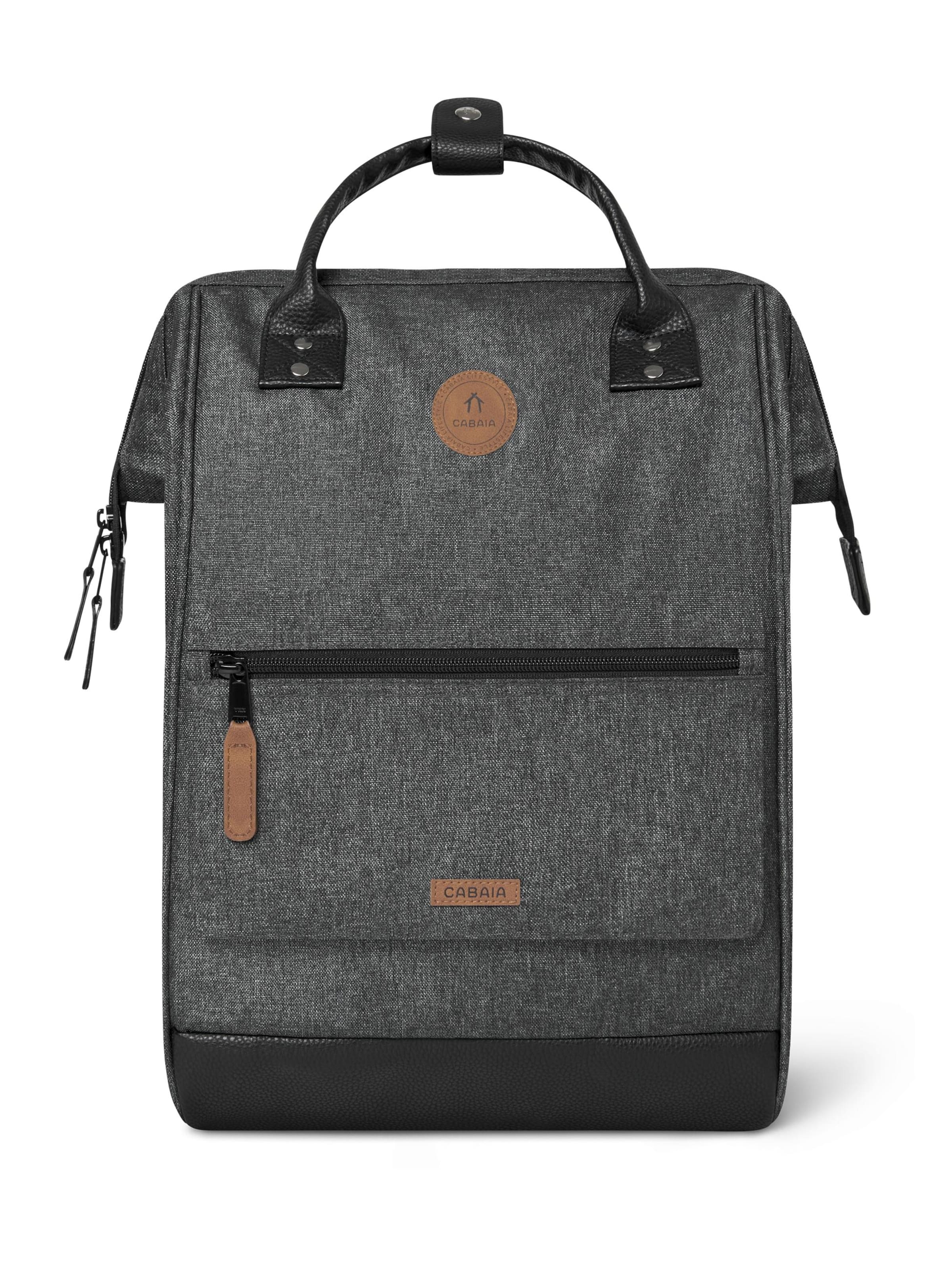 Cabaia Rucksack 'Adventurer' in Grau: Vorderseite