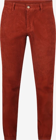 Steppin' out Chinohose in Rot: Vorderseite