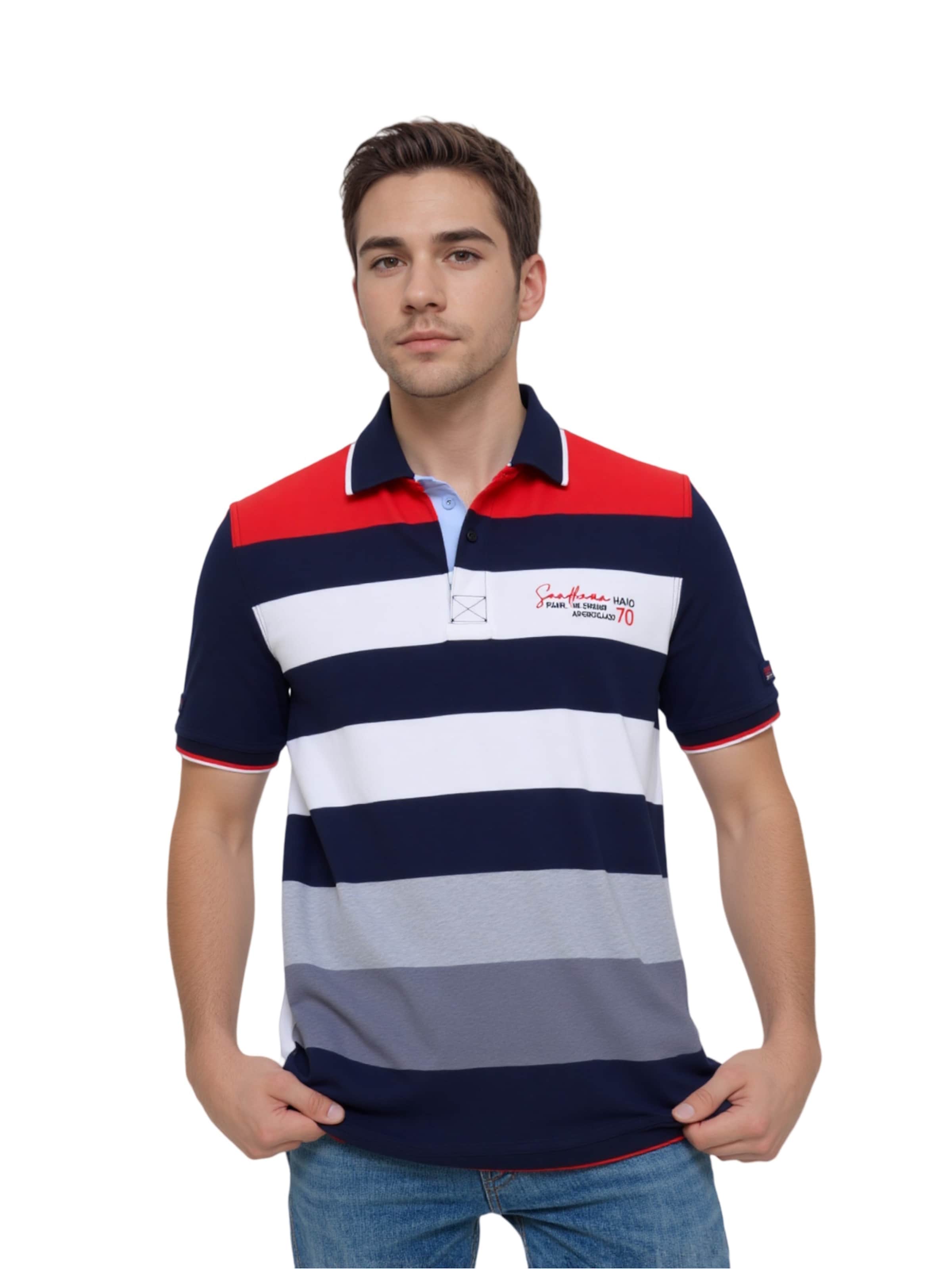 HAJO Shirt 'Stay Fresh' in Blue: front