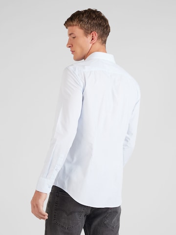 Coupe slim Chemise BURTON MENSWEAR LONDON en bleu