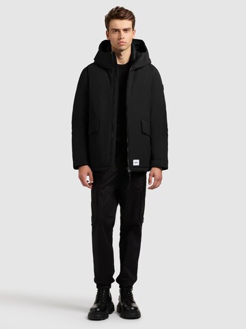 khujo Winter jacket 'Oreg' in Black