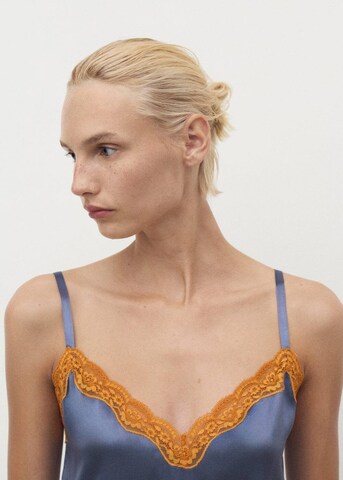 MANGO Negligée 'Jones' in Blau