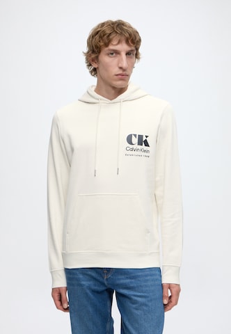 Felpa di Calvin Klein Jeans in bianco