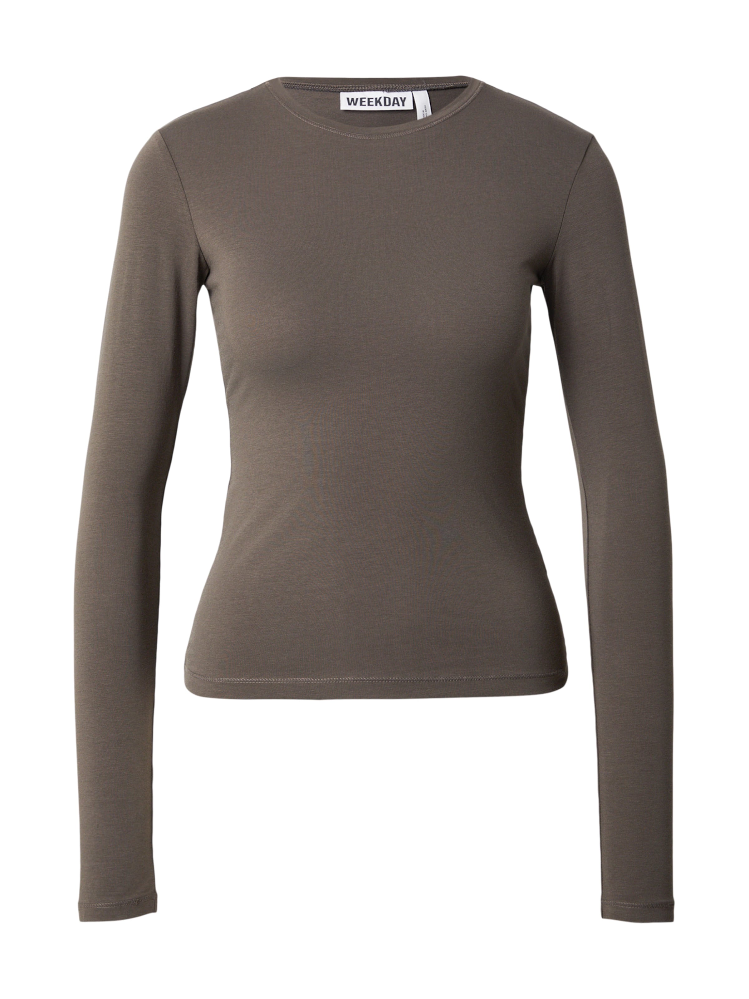 WEEKDAY Tričko – hnědá: přední strana